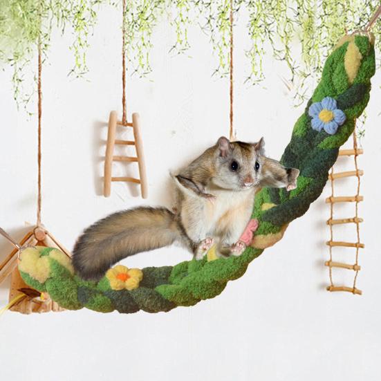 Yousheng Hamster Climbing Rope Fun And Exercise Develops Coordination And Balance Hamsters Guinea Pigs Ferrets Climbing Crawling Biting Toy Glide