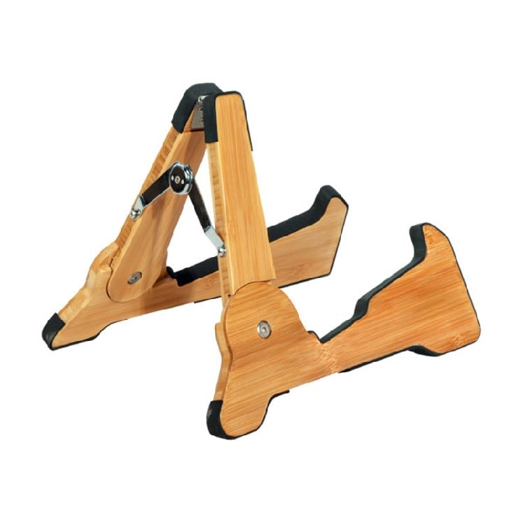 Adjustable Floor Guitar Holder Portable Folding Acoustic Guitar Stand Musical Instrument Stand for Guitar, Ukuleles 1