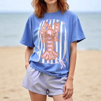 Lobster Graphic Tee: Comfort Colors Maritime Shirt