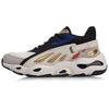 Li Ning Cushioning, Wear Resistant Low Top Chunky Sneakers Men's White Blue AGLN069-13