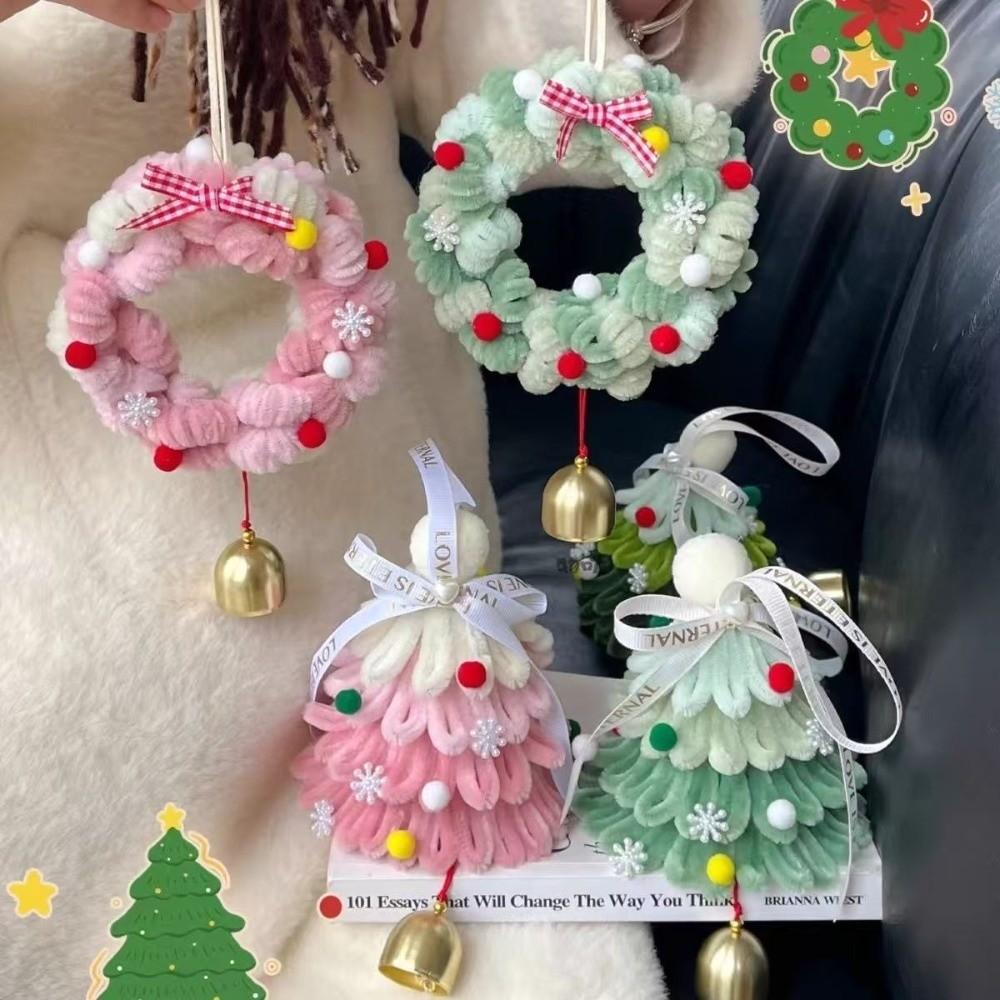 Hängendes Plüschtier Puppe Material-Set Weihnachtsdekorationen Weihnachts-Windspiel Weihnachten Party