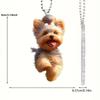 Car Rearview Mirror 2d Cat Hanging Pendant  Animal Shape Ornaments Backpack Accessories Cretive Adorns Decorative Decor for Car