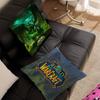 WWorld Of WWarcraft Game Cushion Cover Pillow Cover Decor Pillowcase Printed Cushion Case For Couch