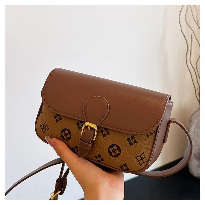 Spring and summer new bag retro printed small square bag fashion explosion popular women's bag shoulder messenger bag