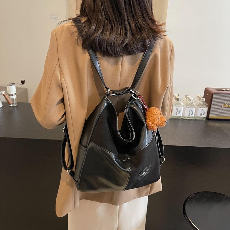 2025 New Women's Bag Underarm Bag Velvet Zipper Shoulder Crossbody Bag Backpack