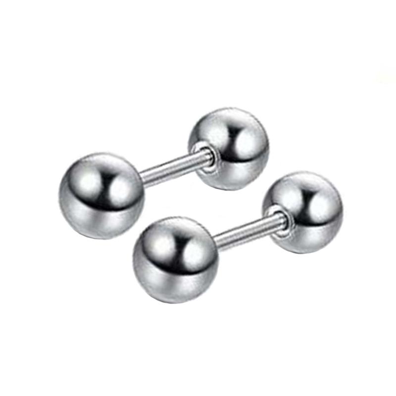 Set di 2 orecchini a cerchio pendenti con catena lunga a croce in acciaio inossidabile per uomo donna Regali Tono Nero/Argento