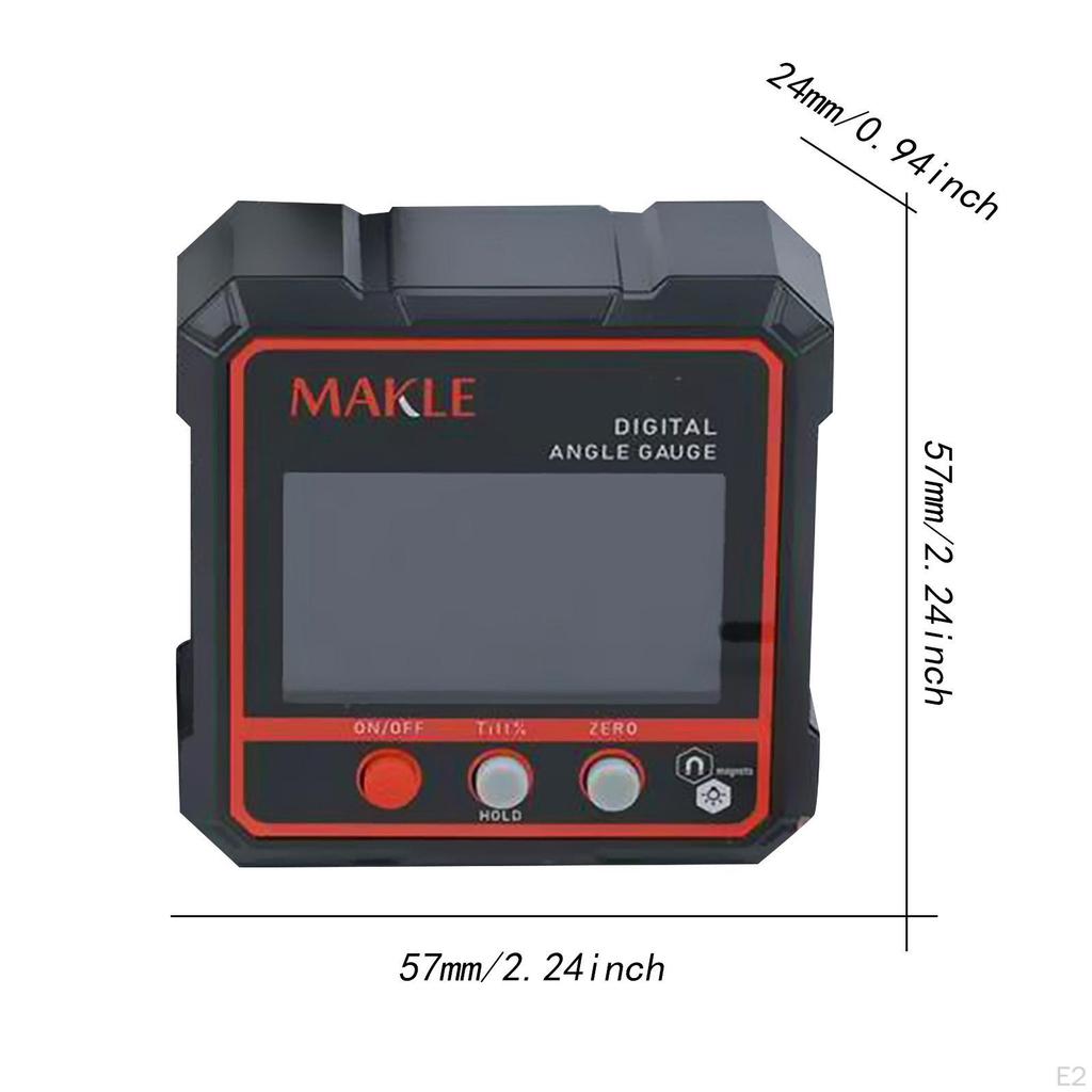 Digital Angle Gauge Relative Measurement Protractor Woodworking Measuring Tool for Tablesaw