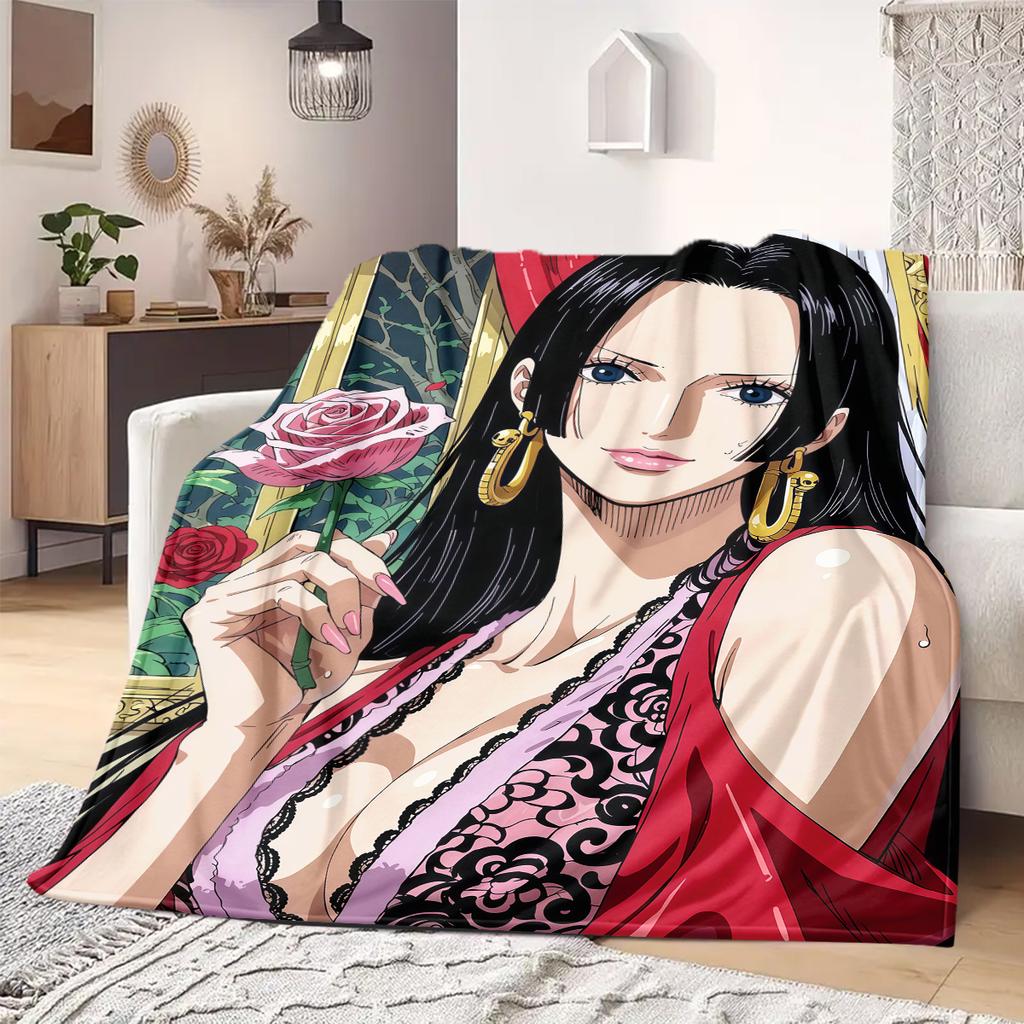 Nico Robin Print Blanket Warm Comfortable Flannel Blanket Suitable for Bedrooms,Sofas, Beds,Chairs,Travel -QIAO68