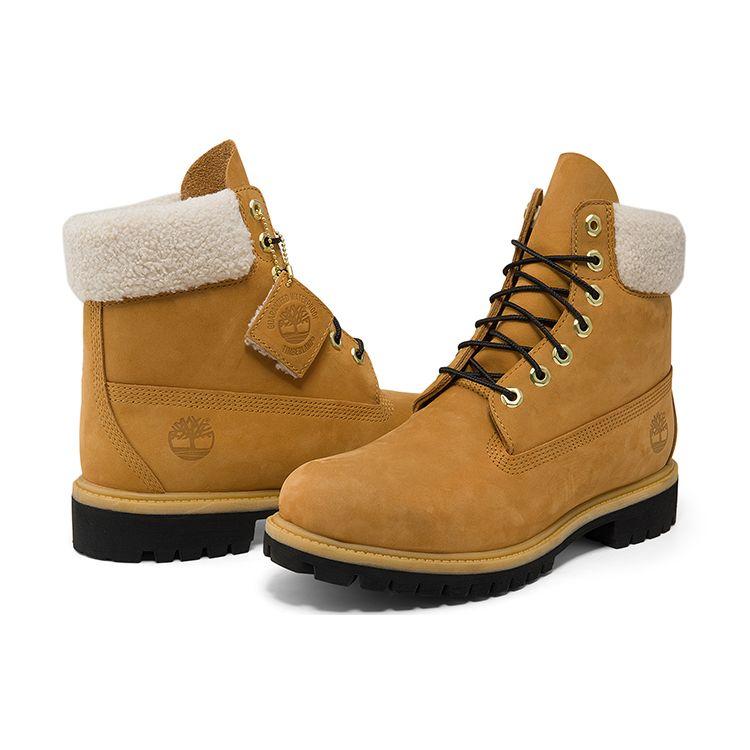 Timberland 6 Inch Leather Durable Comfortable Casual Short Outdoor Boots Men boots Wheat A2GMD