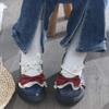 Streetwear Stripe Harajuku Style Lolita Ruffle Socks  White JK Socks Women Cotton Socks