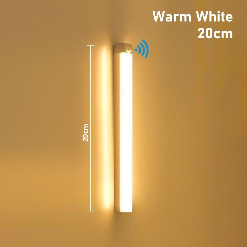 PIR Strip USB Light Bar Self-Adhesive Magnetic Attraction Wardrobe Lamp Touch Sensor Light  Kitchen