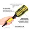 Professional Round Wooden Hair Brush Boar Bristle Mix Nylon Salon Women Hair Styling Tools Hair Curler