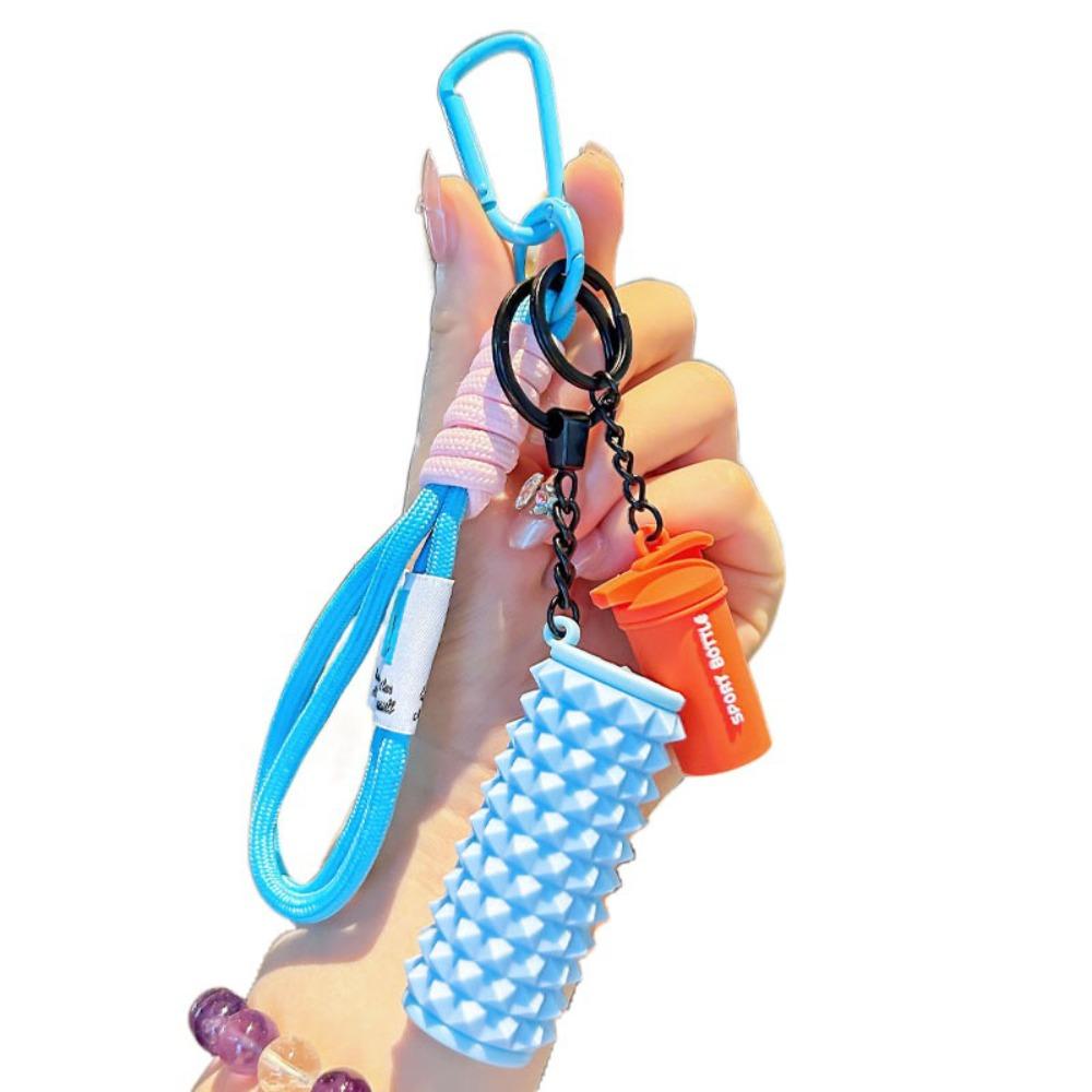 Water Cups Simulation Dumbbells Keyring Detachable Fitness Series Pendant  Bodybuilder