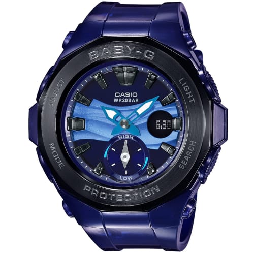 Casio Baby-G G-Ride Watch with Tide Graph, BGA-220B-2AJF, Blue
