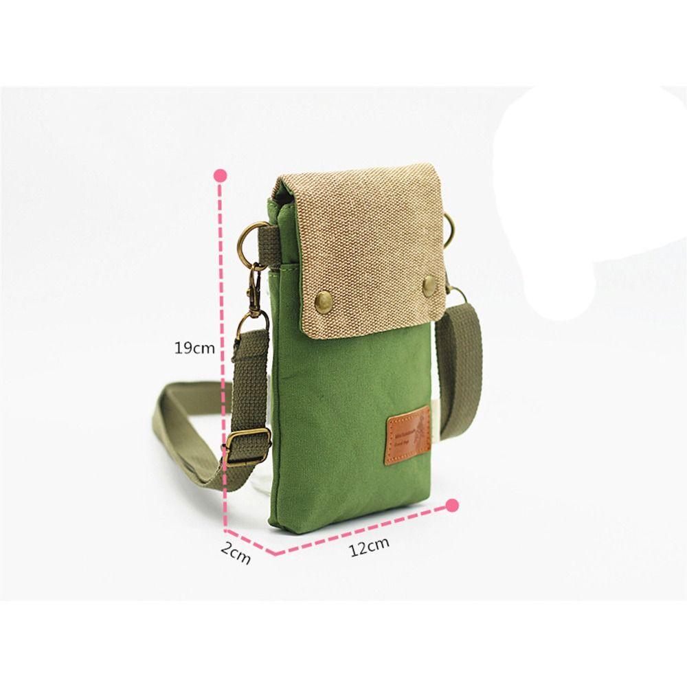 Three Layer Shoulder Bag Canvas Phone Bag New Crossbody Bag  for Women