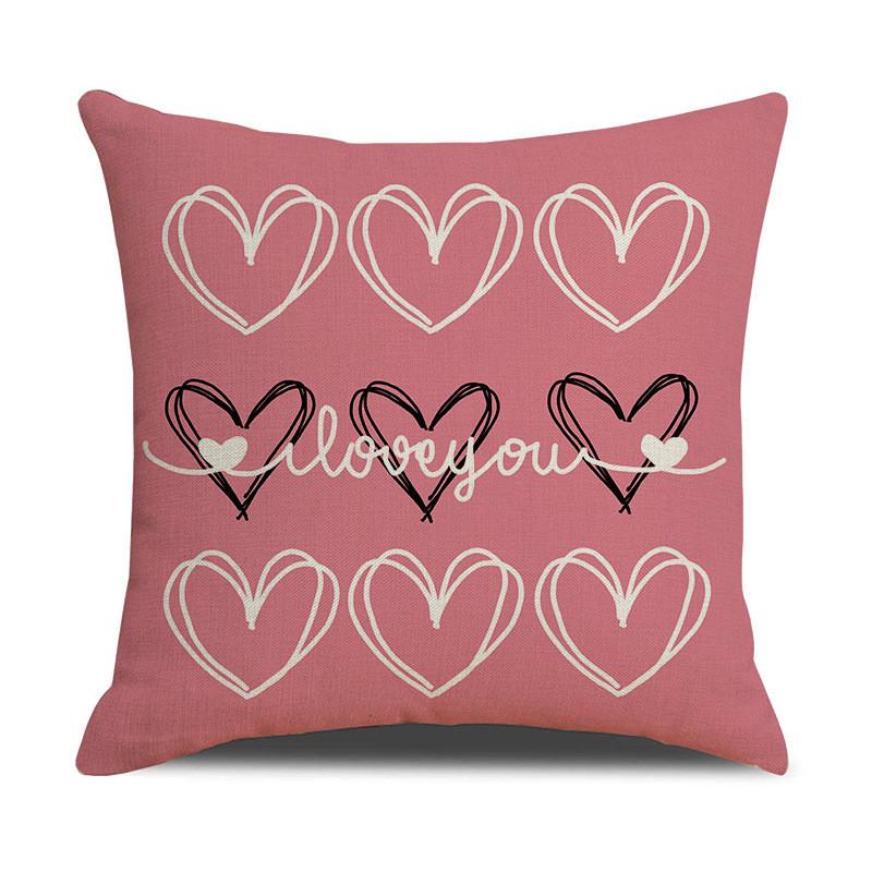 

Valentines Day -ow Covers 18x18 Set Of 4 Love Heart Valentines Day Throw Pillows Decorative Cushion Cases Valentine Decorations One Size