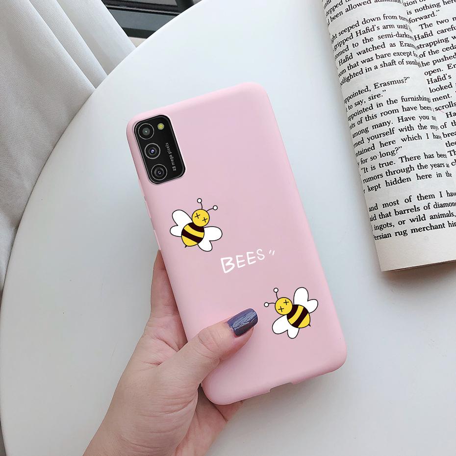 For Samsung Galaxy A41 Case Soft Painted Back Cover Silicone Phone Case For Samsung A41 Cases For Coque Samsung Galaxy A41 Cover