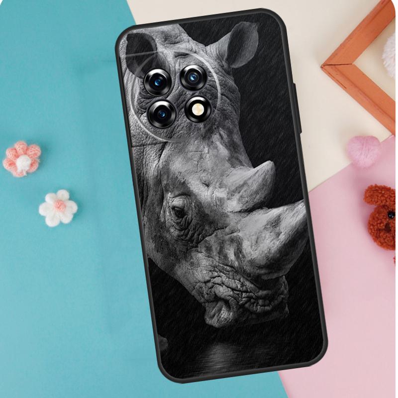 Animal Rhino Case For OnePlus 11 12 13 15 13R 12R 10R 8T 10T 9 10 Pro Nord 5 CE 4 3 2 Lite N20 N30 Cover