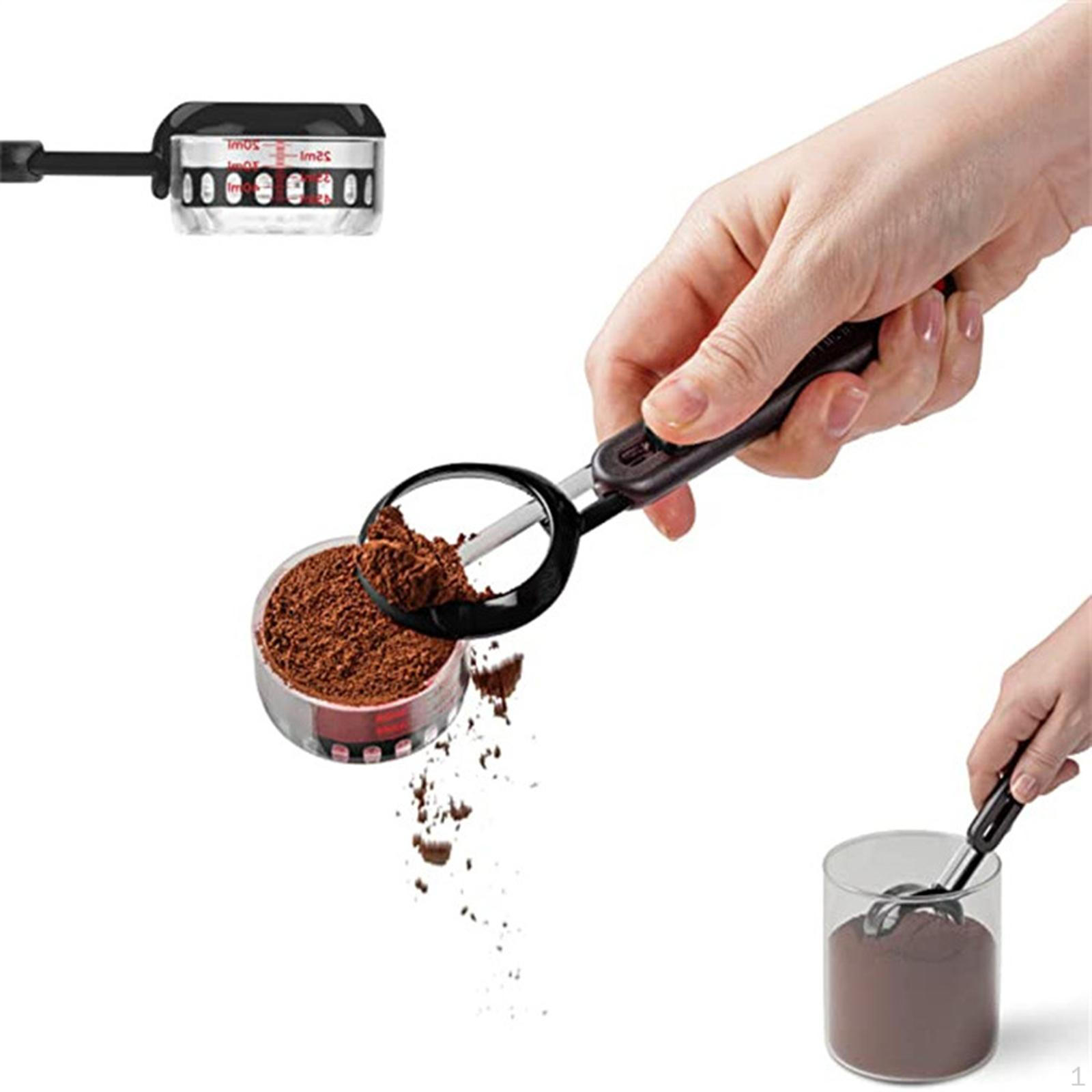 

Adjustable Measuring Spoon with Scale Tools чорний