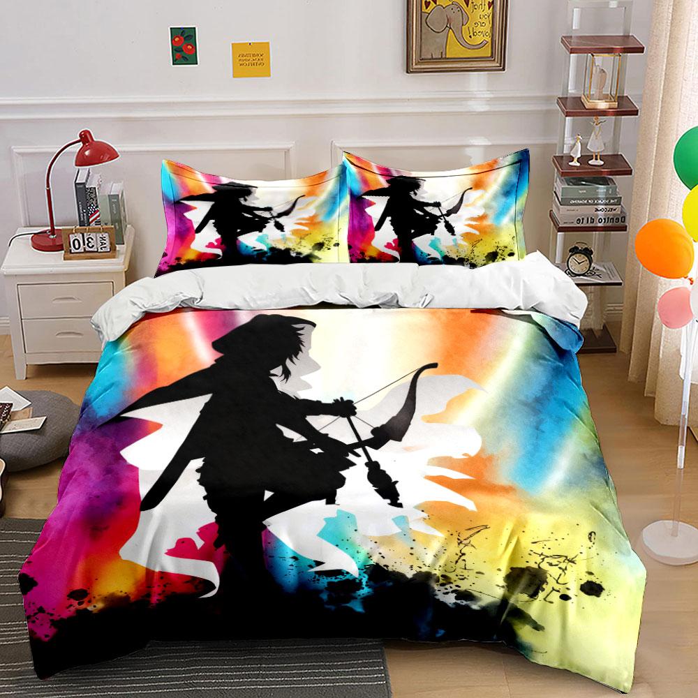 Fantasy Archer Set Artwork Soft Comfortable Duvet Cover Bedding Set Included 1*Duvet Cover & 2*Pillowcases, Gift