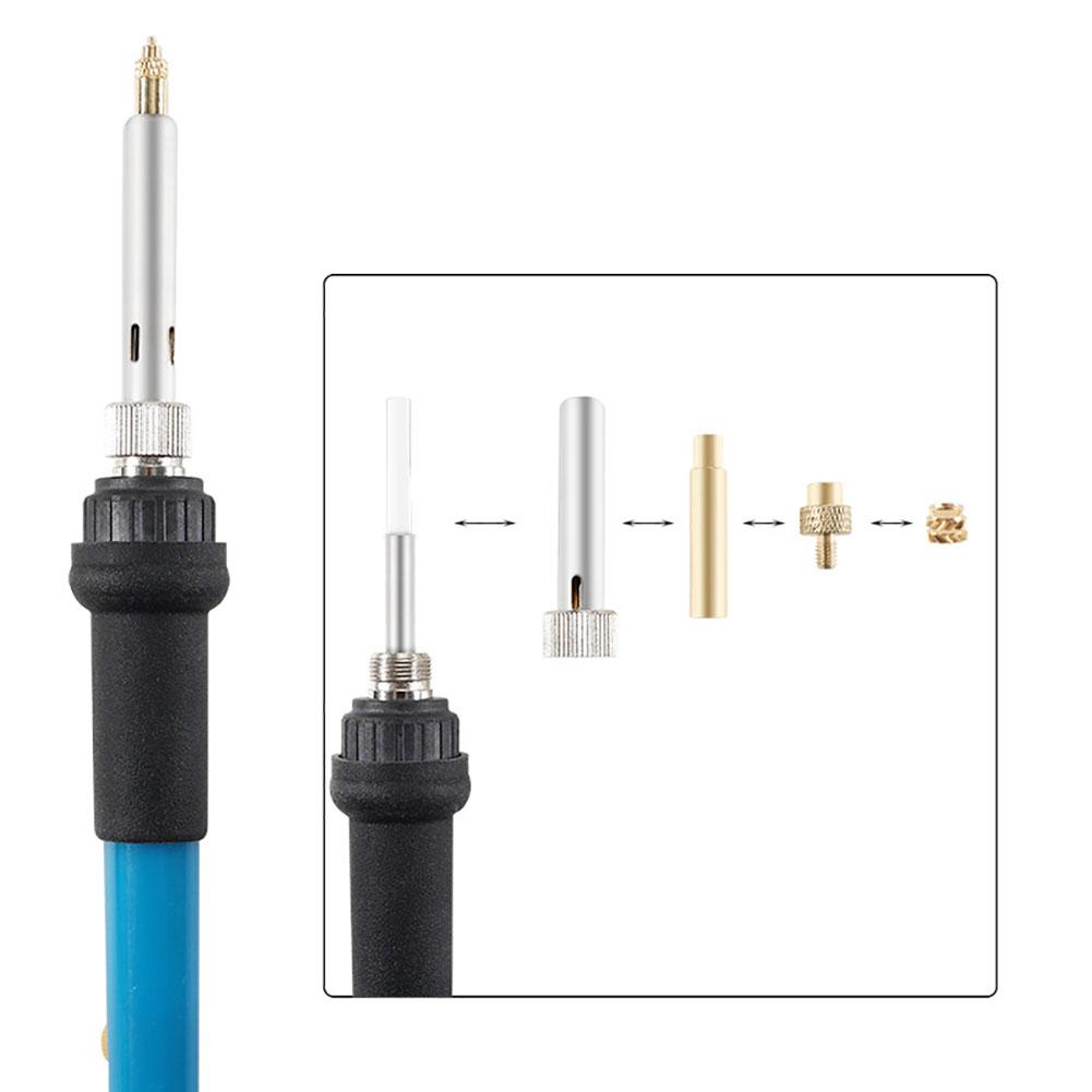 Závitová vložka s tepelným zalisováním M2 M3 M4 M5 M6 M8 Mosazný závit Vložená sada Nástroj pro tepelné zalisování pro plast 3D tiskárna Pájka