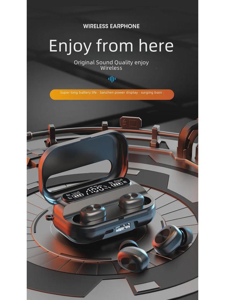 T8 Wireless Bluetooth Headset: New In-Ear Design, Ultra-Long Battery Life, Noise Reduction, with Lanyard.