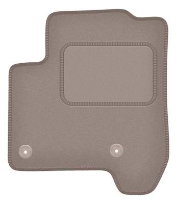 Beige Driver's Mat For: Citroen C3 Picasso Minvan (2008-2017)