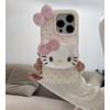 Portachiavi a forma di bambola KT Peluche Adatto per Custodia Telefono Cellulare Apple 15 iPhone16promax 14 Motivo in Pelle 13 Morbido 12
