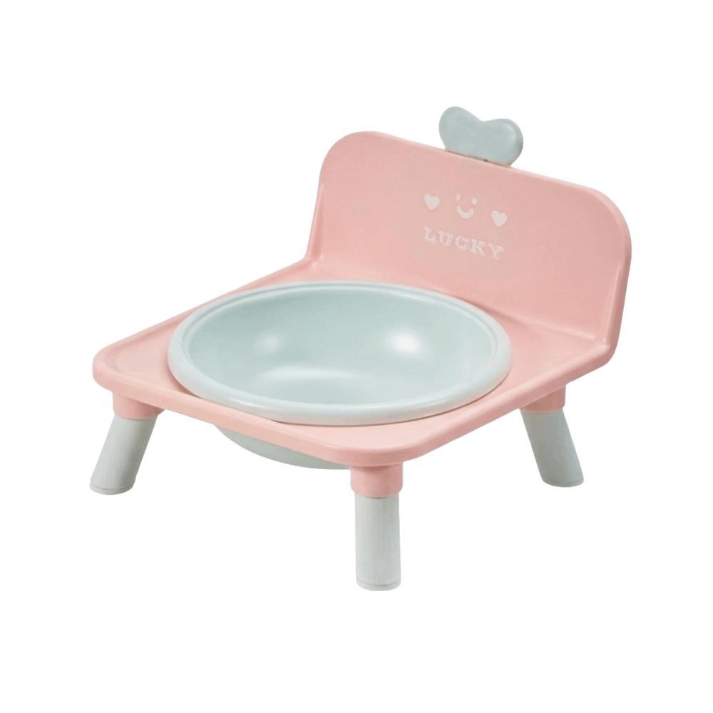 Gamelle Antidérapante pour Chien sur Pied Surélevée pour Animaux de Compagnie Gamelle Chat Cœur Utilisation Intérieure