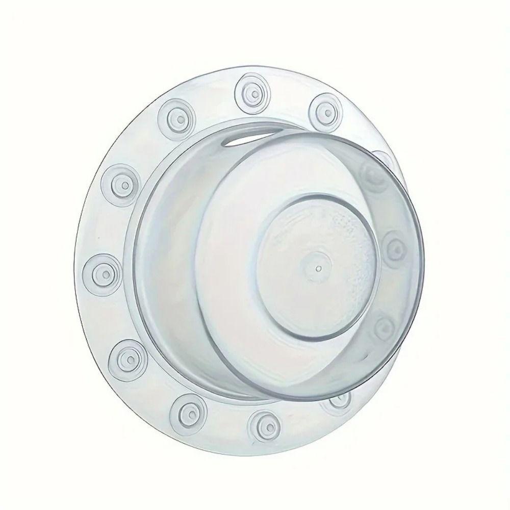 PVC Bath Overflow Drain Cover Transparent Bathroom Accessories New Drainage Cap Bottomless Bathtub