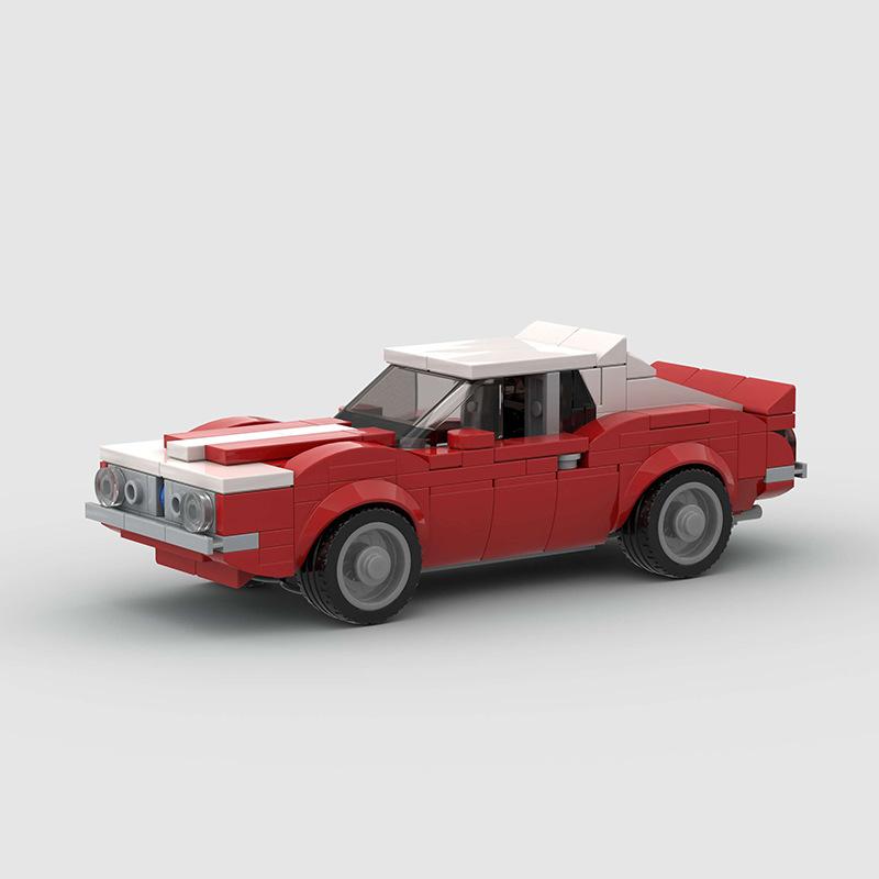 MOC Car City Speed Vehicle Super Car Rally Building Blocks Bricks Set Ornament Diy Consturction Toys For Kids Adults