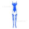 Sex underwear Sexy suspender underwear One-piece open-file leaking hip net suit One-piece net socks Stockings