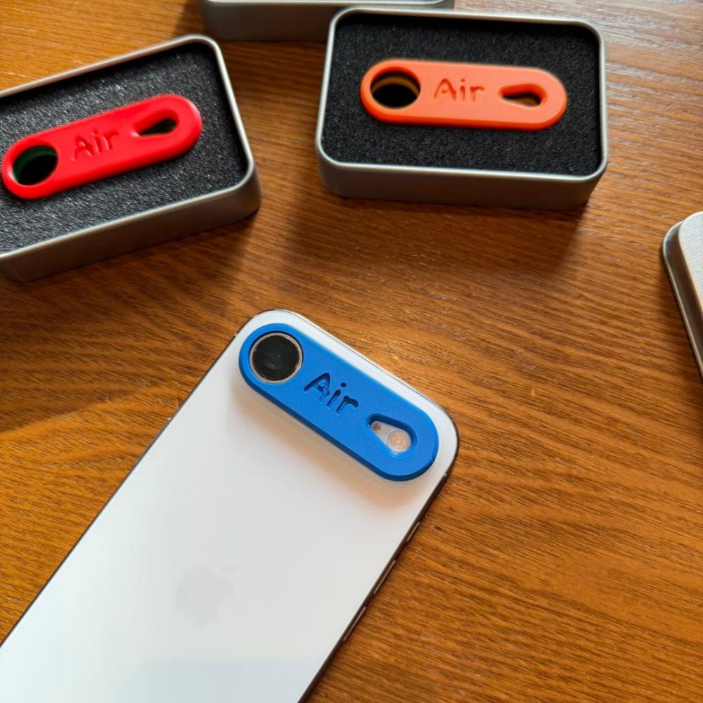 

Dopamine Drop-proof 3D iPhone Air 17 Lens Cap with Colorful Case Compatibility 17 Air озеро синий
