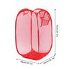 Mesh breathable laundry basket, foldable large size 40 * 40 * 70 miscellaneous laundry basket, simple and large capacity miscell