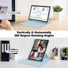 Compatible with Samsung Tab S10 Ultra: 360° Rotating Bluetooth Keyboard Protective Case.