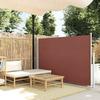 VidaXL Retractable Patio Side Awning Side Blind Privacy Screen Sun Shelter Garden Terrace Balcony Outdoor Resistant 48399