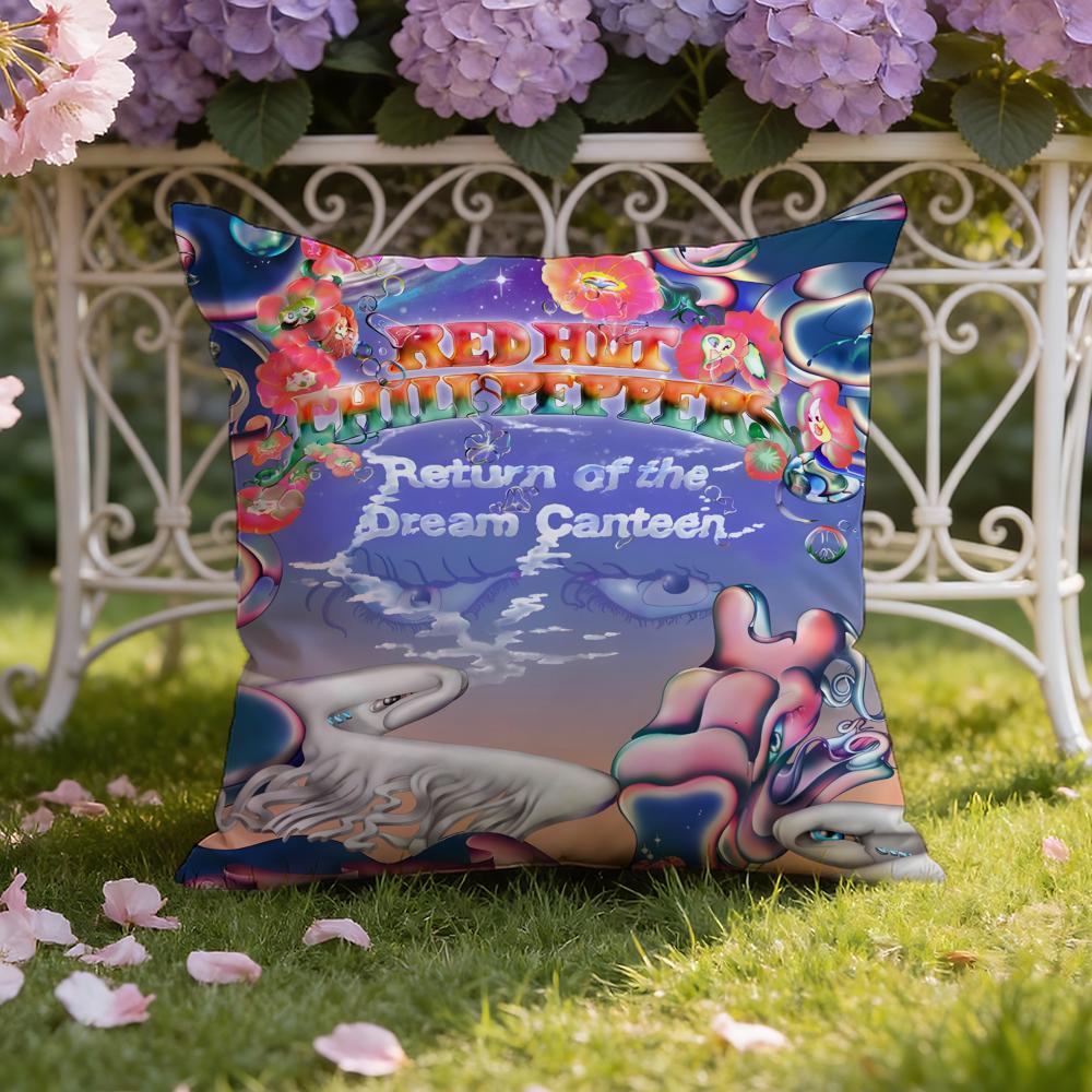 Band R-Red Hot C-Chili Peppers Cushion Cover Home & Car Dual-Scene Pillow Cover: Reversible for Premium Comfort