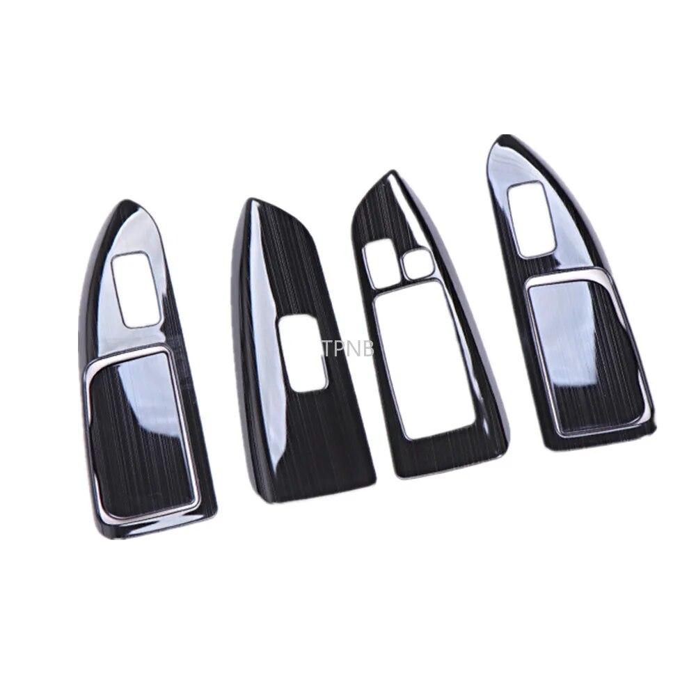 

Для Toyota Land Cruiser Prado 120 2003 2004 2005 2006 2007 2008 2009 стеклянный переключатель из нержавеющей стали, декоративные аксессуары