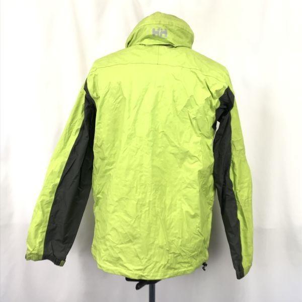 HELLY HANSEN Nylon Windbreaker Jacket & Pants Set Green × Gray Men’s L(USED)