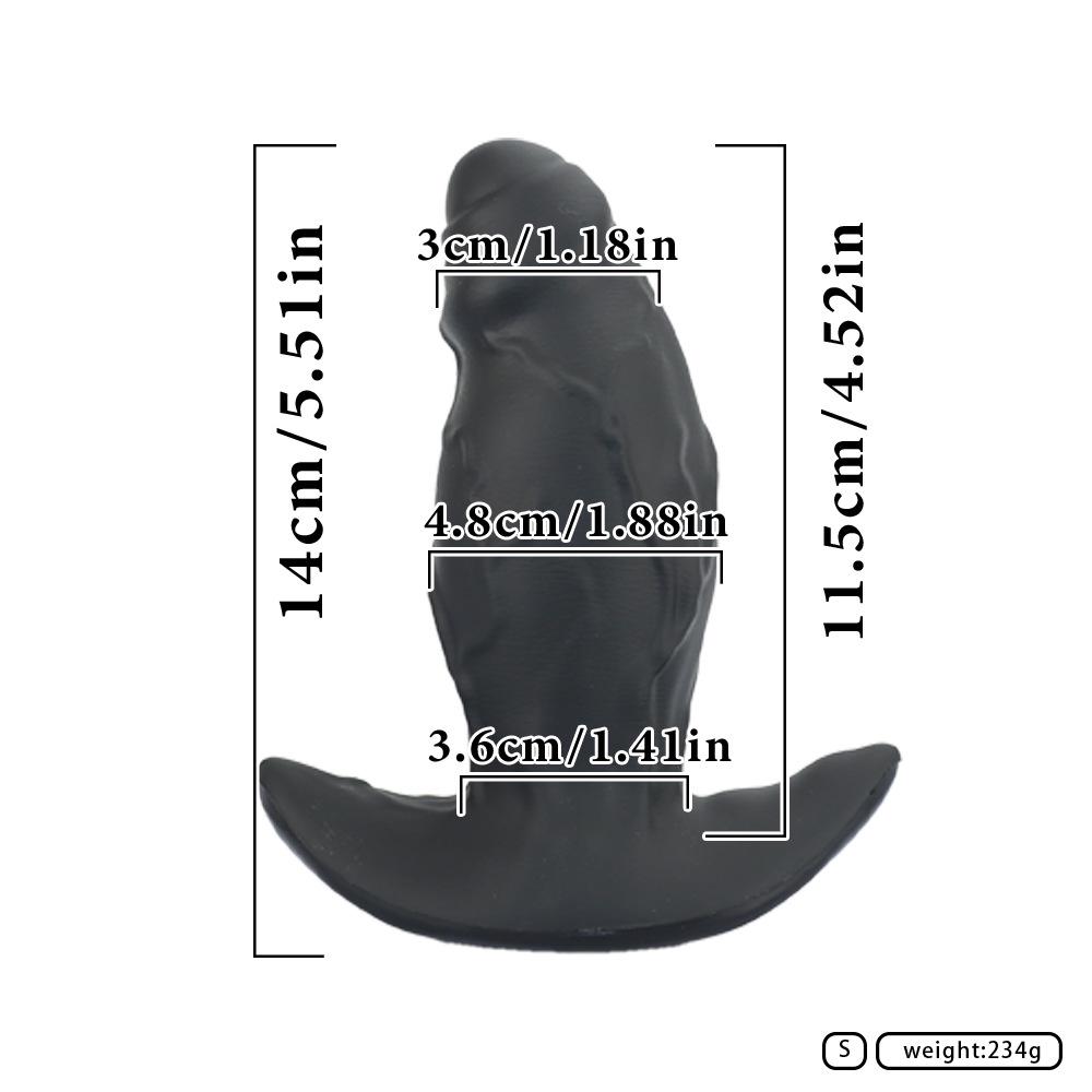 Realistic Wearable Silicone Dildo with Foreskin, Soft Veins, and Large Size for Men and Women