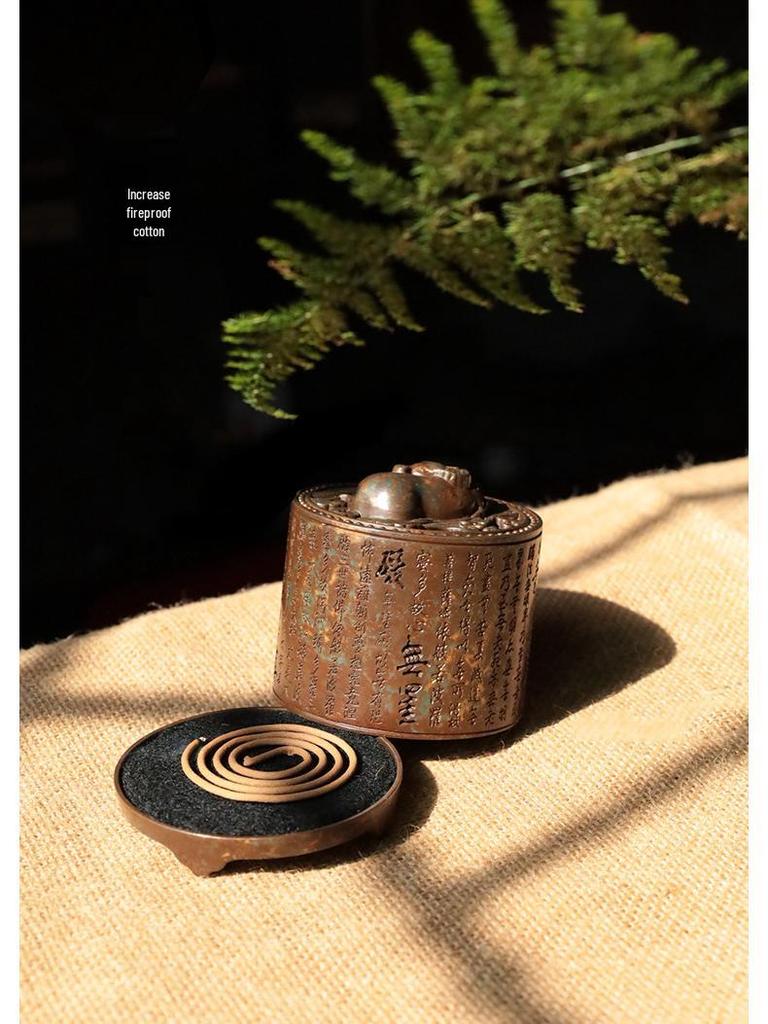 Agarwood Incense Burner - Antique Zen Desk Ornament for Home