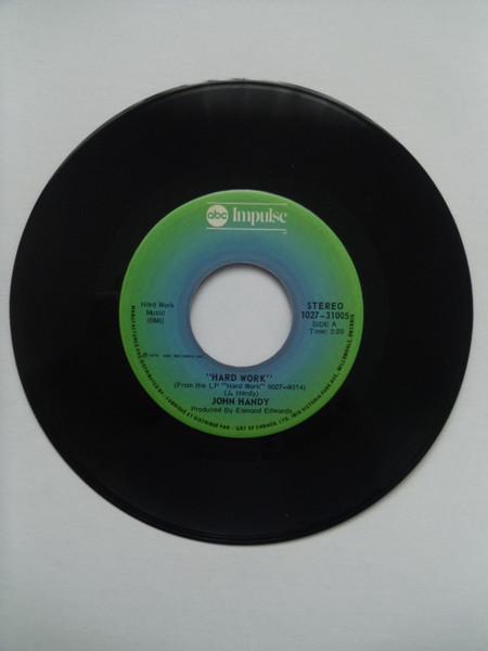 

7-дюймовая пластинка JOHN HANDY Hard Work 102731005 ABC Impulse 1976 Канада SoulFunk Б/у