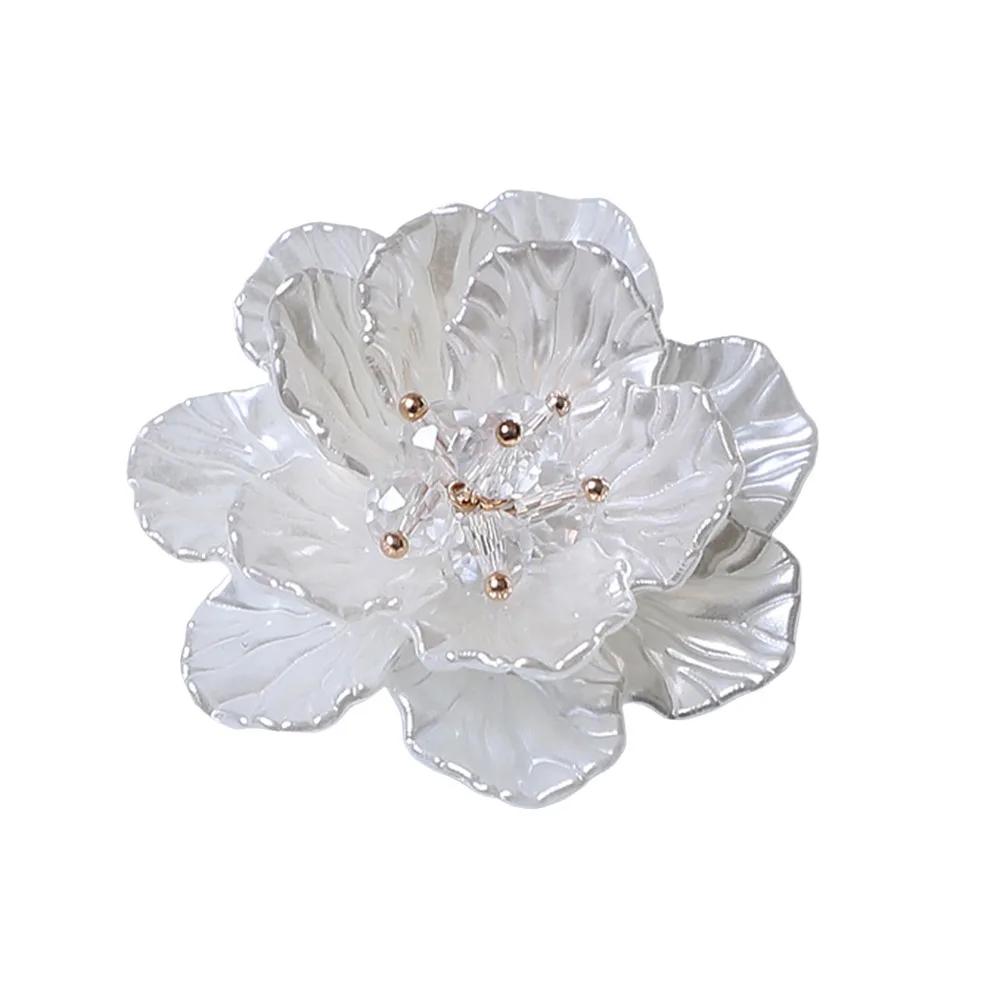 Elegant On Shirt Pearl Button Cover DIY Accessories Alloy Cufflinks Button Cover Sewing Buttons for Shirt Dress Decoration