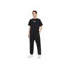 Nike Swoosh Color Block Logo Round Neck Comfortable Casual Short Sleeve Drop Shoulder T-Shirt Women T-Shirt Black HQ1699010