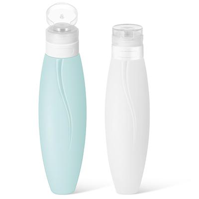 NUOLUX 2025 Silicone Refillable Shampoo Bottles, 150ml, Travel Container, Stylish, Portable, Perfect for Bathrooms, Washrooms, and More. Convenient,