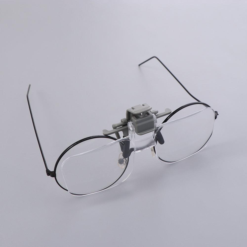 2X Magnification Head-mounted Magnifier Detachable Flip Up Spectacles Jewelry Antique Appraisal
