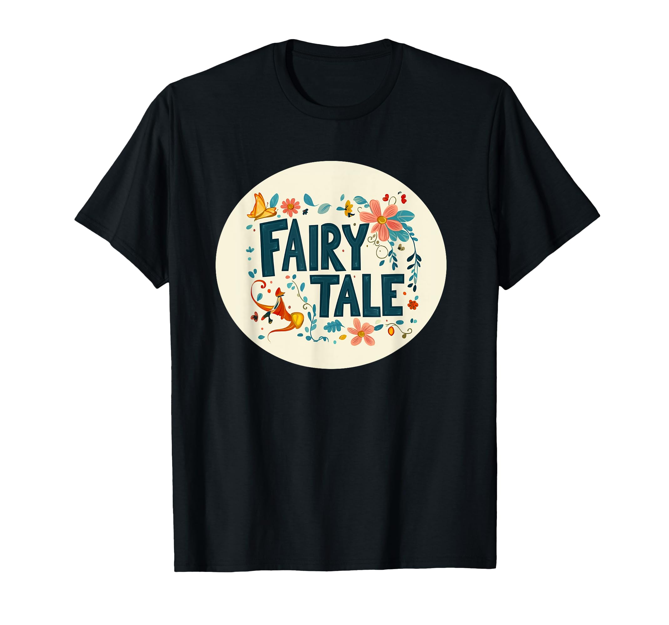 

Colorful Fairy Tale Speech Costume for Adults and Kids T-Shirts чорний