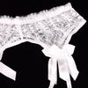 Bow Suspender Belt Adjustable Straps Garters for Stockings Elegant Lace Garter Belt  Intimate Wear
