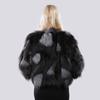 Hot Sale Women Real Silver Fox Fur Coats Winter Warm Natural Fox Fur Jackets Russian Lady Short Style Genuine Fox Fur Outerwears