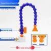 Adjustable Magnetic Base Air Nozzle with Universal Gooseneck Tube